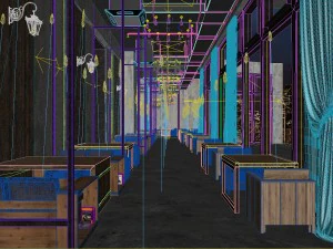 restaurant teahouse cafe drinks clubhouse 12 3D Model