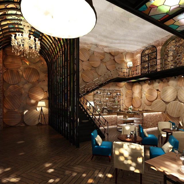 restaurant teahouse cafe drinks clubhouse 14 3D Model .c4d .max .obj .3ds .fbx .stl .blend 