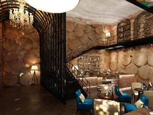 रेस्टोरेंट टीहाउस कैफे पेय क्लबहाउस 14 3D मॉडल