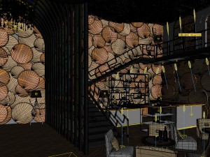 restaurant teahouse cafe drinks clubhouse 14 3D Модель