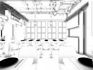 restaurant teahouse cafe drinks clubhouse 15 3D 模型
