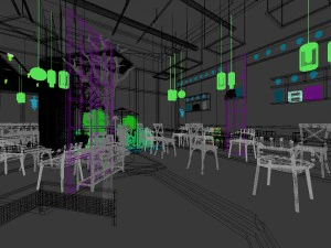 restaurant teahouse cafe drinks clubhouse 17 3D Model