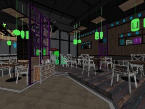 restaurant teahouse cafe drinks clubhouse 17 Modèle 3D