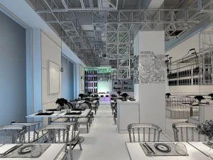 restaurant teahouse cafe drinks clubhouse 18 3D Model