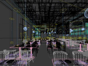restaurant teahouse cafe drinks clubhouse 18 3D Model