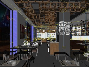 restaurant teahouse cafe drinks clubhouse 18 3D Model