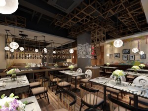 restaurant teahouse cafe drinks clubhouse 18 3D Model