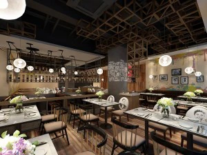 restaurant teahouse cafe drinks clubhouse 18 3D Model
