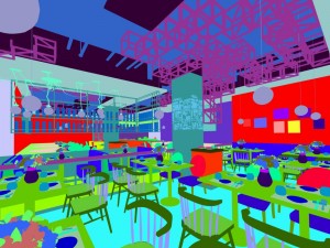 restaurant teahouse cafe drinks clubhouse 18 3D Model
