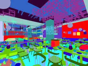 restaurant teahouse cafe drinks clubhouse 18 3D Model