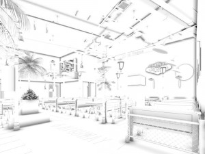 restaurant teahouse cafe drinks clubhouse 19 Modelo 3D