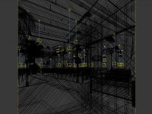 restaurant teahouse cafe drinks clubhouse 19 3D Model