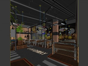 restaurant teahouse cafe drinks clubhouse 19 Modelo 3D