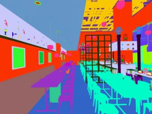 restaurant teahouse cafe drinks clubhouse 20 3D Model