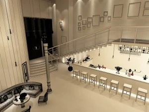 restaurant teahouse cafe drinks clubhouse 20 3D Model