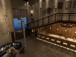restaurant teahouse cafe drinks clubhouse 20 3D Model