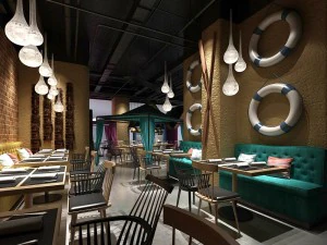 레스토랑 찻집 카페 음료수 클럽하우스 21 3D 모델