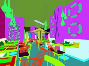restaurant teahouse cafe drinks clubhouse 21 3D Model