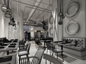 restaurant teahouse cafe drinks clubhouse 21 3D मॉडल
