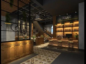 restauracja herbaciarnia kawiarnia napoje klub 24 Model 3D