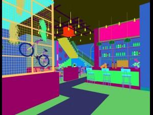 restaurant teahouse cafe drinks clubhouse 24 Modello 3D