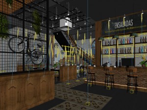 restaurant teahouse cafe drinks clubhouse 24 Modello 3D