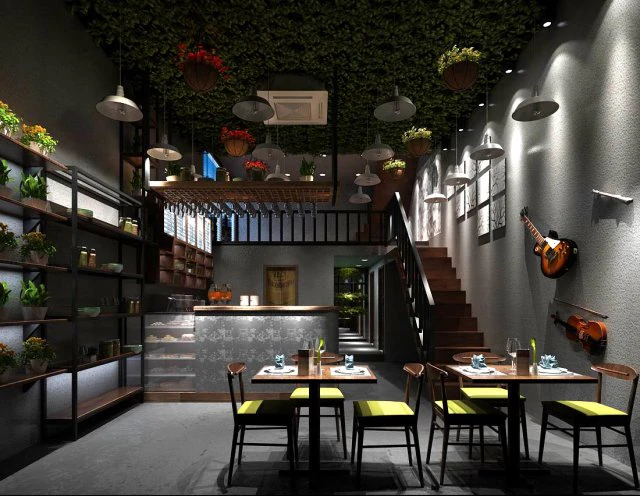 restaurant teahouse cafe drinks clubhouse 25 3D Model .c4d .max .obj .3ds .fbx .stl .blend 