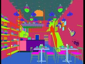 restaurant teahouse cafe drinks clubhouse 25 3D Model