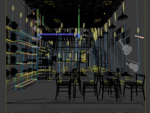 restaurant teahouse cafe drinks clubhouse 25 3D Model