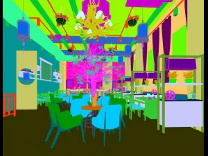 restaurant teahouse cafe drinks clubhouse 26 3D Model