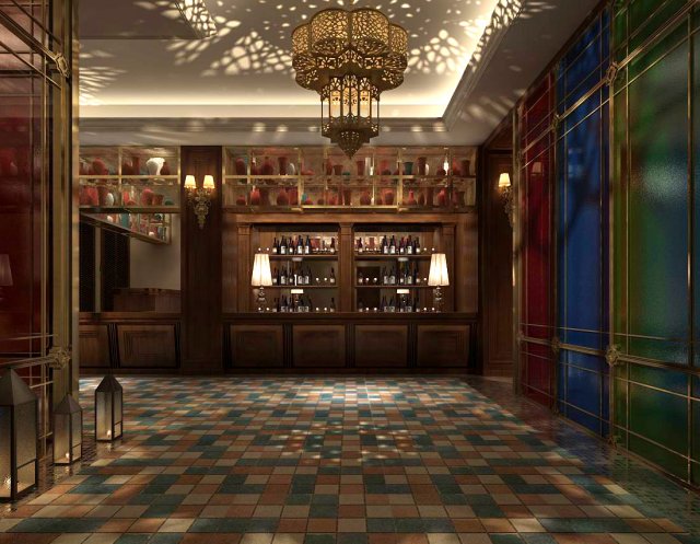restaurant teahouse cafe drinks clubhouse 27 3D Model .c4d .max .obj .3ds .fbx .stl .blend 