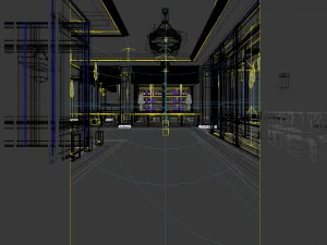 restaurant teahouse cafe drinks clubhouse 27 3D Model