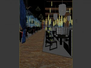 restaurant teahouse cafe drinks clubhouse 29 3D Model