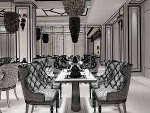 restaurant teahouse cafe drinks clubhouse 30 3D Model