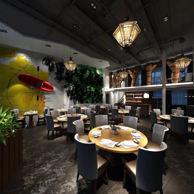 restaurant teahouse cafe drinks clubhouse 31 3Dモデル .c4d .max .obj .3ds .fbx .stl .blend 