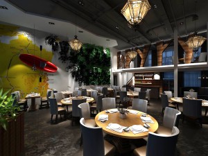 restaurant teahouse cafe drinks clubhouse 31 3D Model