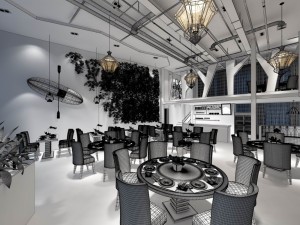 restaurant teahouse cafe drinks clubhouse 31 3Dモデル