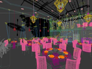 restaurant teahouse cafe drinks clubhouse 31 3D Model