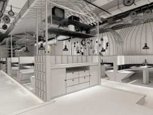 restaurant teahouse cafe drinks clubhouse 36 Modelo 3D