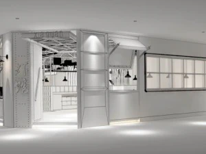 restaurant teahouse cafe drinks clubhouse 36 3D Model