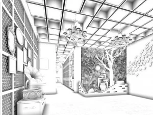 restaurant teahouse cafe drinks clubhouse 37 3D Model
