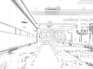 restaurant teahouse cafe drinks clubhouse 38 3D Model