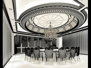 restaurant teahouse cafe drinks clubhouse 40 3D Model