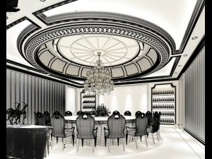 restaurant teahouse cafe drinks clubhouse 40 3D Model