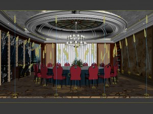 restaurant teahouse cafe drinks clubhouse 40 3D 모델