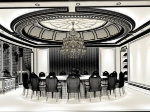 restaurant teahouse cafe drinks clubhouse 40 3D Model