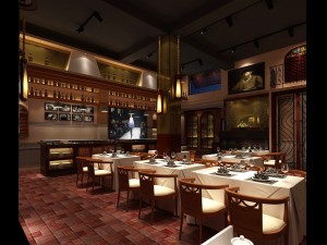 restaurant teahouse cafe drinks clubhouse 41 3D Model