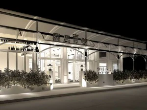 restaurant teahouse cafe drinks clubhouse 41 3D Model
