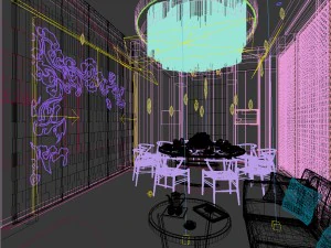 restaurant teahouse cafe drinks clubhouse 42 3D Model