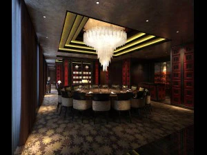 restaurante casa de ch&aacute; caf&eacute; bebidas clube 43 Modelo 3D